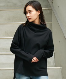 BARAK | デザインモックネックトップス(Tシャツ/カットソー)