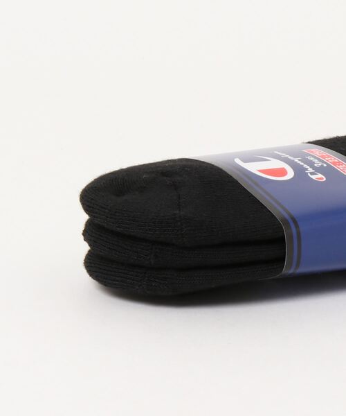 Champion（チャンピオン）の「Champion　3足組 ゴーストソックス 無地【ハーフパイル】CMSCP501（ソックス/靴下・メンズ・ホワイト/ブラック/マルチ・23～25cm/25～27cm/27~29cm）」の6枚目の写真
