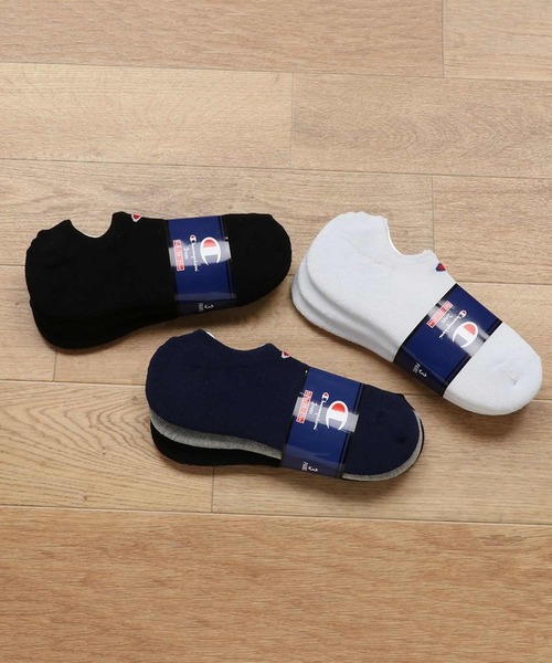 Champion（チャンピオン）の「Champion　3足組 ゴーストソックス 無地【ハーフパイル】CMSCP501（ソックス/靴下・メンズ・ホワイト/ブラック/マルチ・23～25cm/25～27cm/27~29cm）」の10枚目の写真