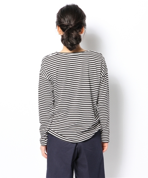 DISCOAT（ディスコート）の「【Discoat】スパンコールメガネVネックT（Tシャツ/カットソー・レディース・オフホワイト/グレー/ブラック/その他19・ﾌﾘ-）」の9枚目の写真