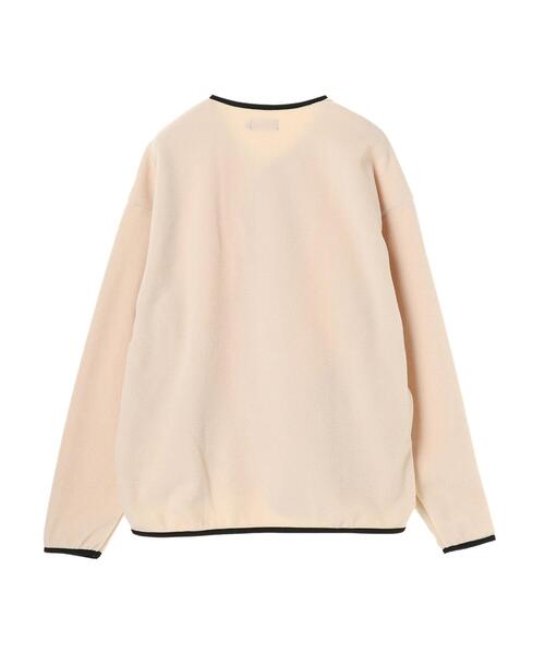 CRAFT STANDARD BOUTIQUE（クラフトスタンダードブティック）の「マイクロフリースカーディガン　＊（カーディガン/ボレロ・メンズ・ベージュ/アイボリー/ブラック・LL/L/M）」の8枚目の写真