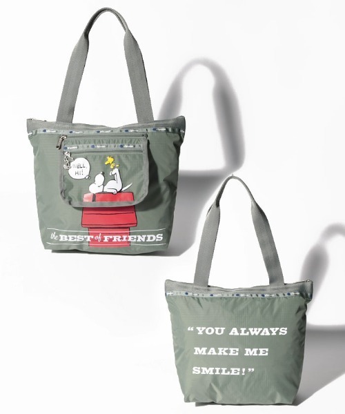 LeSportsacスヌーピー70周年スモールデラックスヘイリートート新品タグ付 LeSportsacスヌーピー70周年スモールデラックスヘイリートート