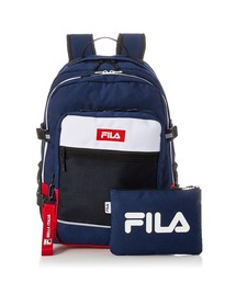 【FILA/フィラ】大容量リュックサック マルチケース＆カラビナ付き 30L 3層式 バッグパック