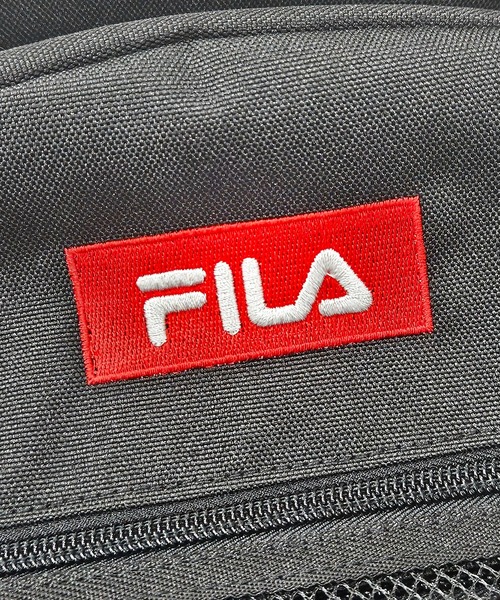 FILA（フィラ）の「【FILA/フィラ】大容量リュックサック マルチケース＆カラビナ付き 30L 3層式 バッグパック（バックパック/リュック・メンズ・トリコロール/ブラック/ブラック×ピンク/ブラック系その他/ブラック系1/ブラック×レッド・FREE）」の20枚目の写真