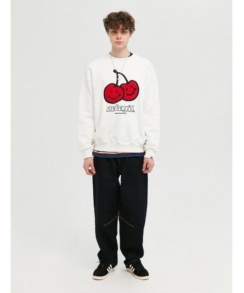 トレーナー スウェット KIRSH DOOLE CHERRY SPREAD CROP SWEAT LS/ドゥードゥルチェリー スプレッドクロップスウェ トレーナー スウェット KIRSH DOOLE CHERRY SPREAD CROP SWEAT