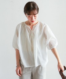 インドコットンボイル ドルマンブラウス