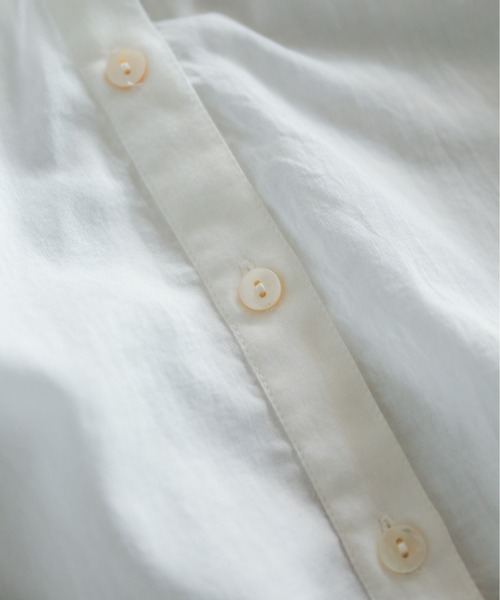 NOMBRE IMPAIR（ノンブルアンペール）の「インドコットンボイル ドルマンブラウス（シャツ/ブラウス・レディース・ホワイト/グリーン・FREE）」の13枚目の写真