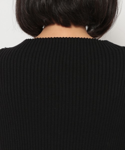 GLOBAL WORK（グローバルワーク）の「フハクドッキングベスト/933945（シャツ/ブラウス・レディース・グレー系その他/ブラック/ベージュ・FREE）」の12枚目の写真