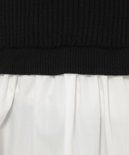 GLOBAL WORK（グローバルワーク）の「フハクドッキングベスト/933945（シャツ/ブラウス・レディース・グレー系その他/ブラック/ベージュ・FREE）」の20枚目の写真