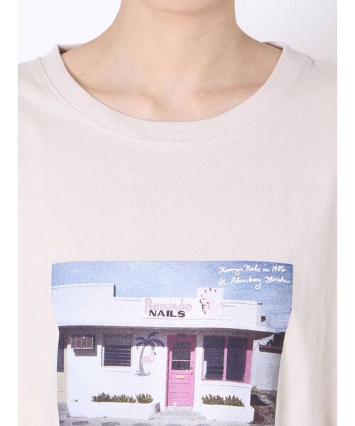 MERCURYDUO（マーキュリーデュオ）の「Roberta Bayley フォトロングスリーブTシャツ1（Tシャツ/カットソー・レディース・オフホワイト/ベージュ・FREE）」の7枚目の写真