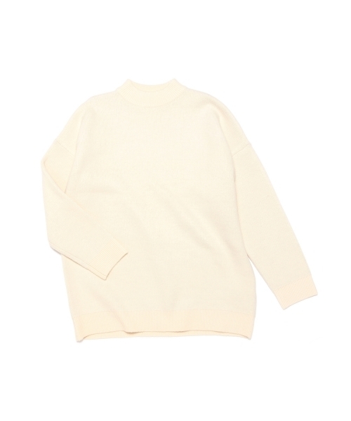 Ray BEAMS(レイビームス)の「Ray BEAMS / Bigシルエット ハイネック(ニット/セーター・レディース・ベージュ/ネイビー・ONE SIZE)」の16枚目の写真