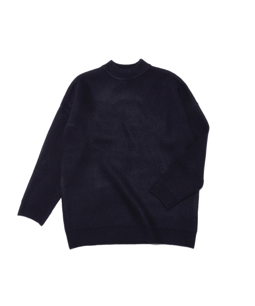 Ray BEAMS(レイビームス)の「Ray BEAMS / Bigシルエット ハイネック(ニット/セーター・レディース・ベージュ/ネイビー・ONE SIZE)」の17枚目の写真