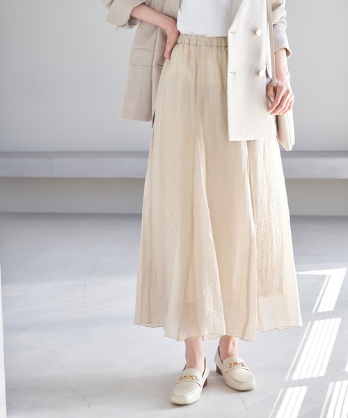 セール シアーギャザーフレアスカート スカート Rope Picnic ロペピクニック のファッション通販 Zozotown