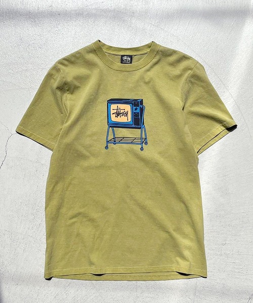 Stussy テレビデザイン Tシャツ STUSSY ステューシー Tシャツ 半袖 メンズ & レディース Rolling