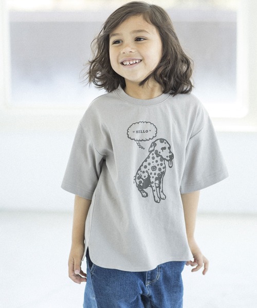 FRUIT OF THE LOOM(フルーツオブザルーム)の「BIASコラボ キッズTee(Tシャツ/カットソー・キッズ・ホワイト/チャコールグレー/ベージュ・90-100cm/110-120cm/130-140cm)」の3枚目の写真