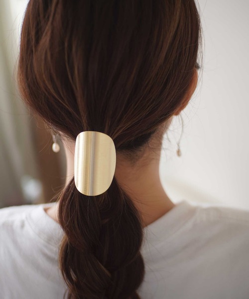 ammy.（エイミードット）の「【 ammy. / エイミードット 】 メタル ヘアカフ ポニーフック（バレッタ/ヘアクリップ・レディース・シルバー/ゴールド/シルバー系その他/ゴールド系その他/シルバー系その他2/シルバー系その他3/シルバー系その他4/ゴールド系その他2/ゴールド系その他3/ゴールド系その他4/シルバー系その他5/ゴールド系その他5・FREE）」の9枚目の写真