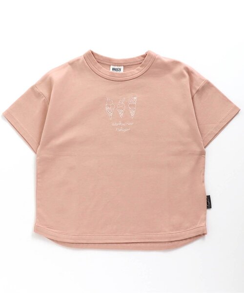 BREEZE(ブリーズ)の「/10柄モチーフ刺繍Tシャツ(Tシャツ/カットソー・キッズ・サックスブルー/ブラウン/チャコール/イエロー/ブルー/キャメル/グリーン/ベージュ/ピンク/グレー・120/80/130/90/140/100/110)」の10枚目の写真