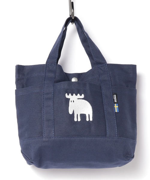 moz（モズ）の「moz マルシェトートバッグ（トートバッグ・レディース・グレー/ホワイト/ブルー/ブラック/サックスブルー/ベージュ/ミント/ピンク/ホワイト×ブルー/ホワイト×ピンク/グリーン/ブラック×ホワイト/レッド/ブラック×ゴールド/ブルー系その他/ブラウン/ネイビー/マスタード/オレンジ/ワイン/ライム/サックスブルー系/パープル系/ストライプ/グレイッシュブルー/ライトブラウン/スモーキーグリーン系/ライトグレー/グレー系その他/カーキ系/ピンク系その他/ライトブルー/スモークピンク/イエロー/インディゴブルー/イエロー系/ベージュ系その他・FREE/F）」の20枚目の写真