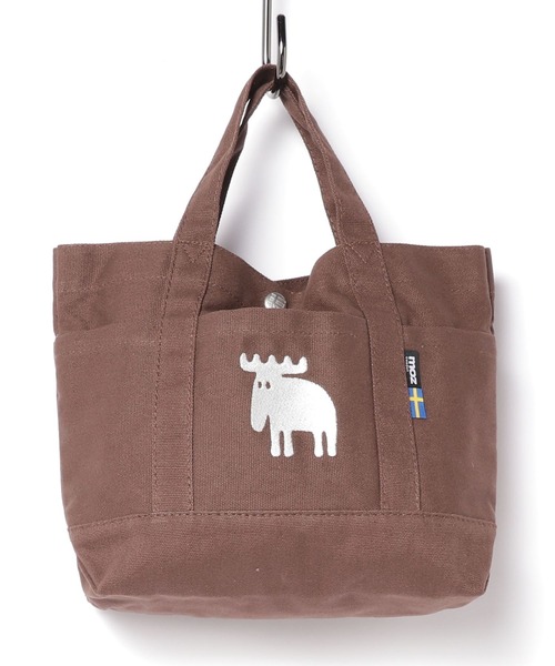 moz（モズ）の「moz マルシェトートバッグ（トートバッグ・レディース・グレー/ホワイト/ブルー/ブラック/サックスブルー/ベージュ/ミント/ピンク/ホワイト×ブルー/ホワイト×ピンク/グリーン/ブラック×ホワイト/レッド/ブラック×ゴールド/ブルー系その他/ブラウン/ネイビー/マスタード/オレンジ/ワイン/ライム/サックスブルー系/パープル系/ストライプ/グレイッシュブルー/ライトブラウン/スモーキーグリーン系/ライトグレー/グレー系その他/カーキ系/ピンク系その他/ライトブルー/スモークピンク/イエロー/インディゴブルー/イエロー系/ベージュ系その他・FREE/F）」の10枚目の写真