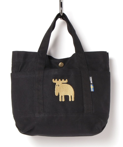 moz（モズ）の「moz マルシェトートバッグ（トートバッグ・レディース・グレー/ホワイト/ブルー/ブラック/サックスブルー/ベージュ/ミント/ピンク/ホワイト×ブルー/ホワイト×ピンク/グリーン/ブラック×ホワイト/レッド/ブラック×ゴールド/ブルー系その他/ブラウン/ネイビー/マスタード/オレンジ/ワイン/ライム/サックスブルー系/パープル系/ストライプ/グレイッシュブルー/ライトブラウン/スモーキーグリーン系/ライトグレー/グレー系その他/カーキ系/ピンク系その他/ライトブルー/スモークピンク/イエロー/インディゴブルー/イエロー系/ベージュ系その他・FREE/F）」の6枚目の写真