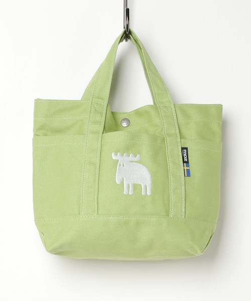 moz（モズ）の「moz マルシェトートバッグ（トートバッグ・レディース・グレー/ホワイト/ブルー/ブラック/サックスブルー/ベージュ/ミント/ピンク/ホワイト×ブルー/ホワイト×ピンク/グリーン/ブラック×ホワイト/レッド/ブラック×ゴールド/ブルー系その他/ブラウン/ネイビー/マスタード/オレンジ/ワイン/ライム/サックスブルー系/パープル系/ストライプ/グレイッシュブルー/ライトブラウン/スモーキーグリーン系/ライトグレー/グレー系その他/カーキ系/ピンク系その他/ライトブルー/スモークピンク/イエロー/インディゴブルー/イエロー系/ベージュ系その他・FREE/F）」の14枚目の写真