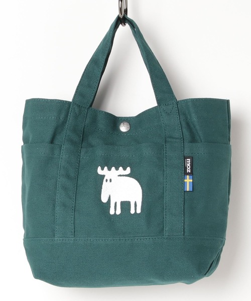 moz（モズ）の「moz マルシェトートバッグ（トートバッグ・レディース・グレー/ホワイト/ブルー/ブラック/サックスブルー/ベージュ/ミント/ピンク/ホワイト×ブルー/ホワイト×ピンク/グリーン/ブラック×ホワイト/レッド/ブラック×ゴールド/ブルー系その他/ブラウン/ネイビー/マスタード/オレンジ/ワイン/ライム/サックスブルー系/パープル系/ストライプ/グレイッシュブルー/ライトブラウン/スモーキーグリーン系/ライトグレー/グレー系その他/カーキ系/ピンク系その他/ライトブルー/スモークピンク/イエロー/インディゴブルー/イエロー系/ベージュ系その他・FREE/F）」の15枚目の写真