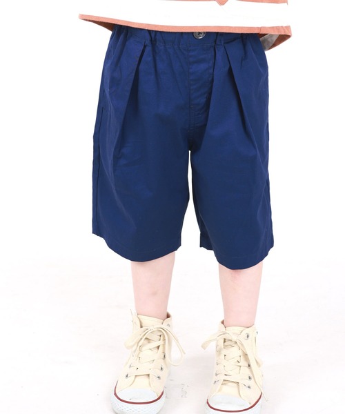 DILASH（ディラッシュ）の「接触冷感 ツイルハーフパンツ 5分丈（その他パンツ・キッズ・ベージュ/ネイビー/カーキ・100/150/120/90/80/140/130/110）」の3枚目の写真