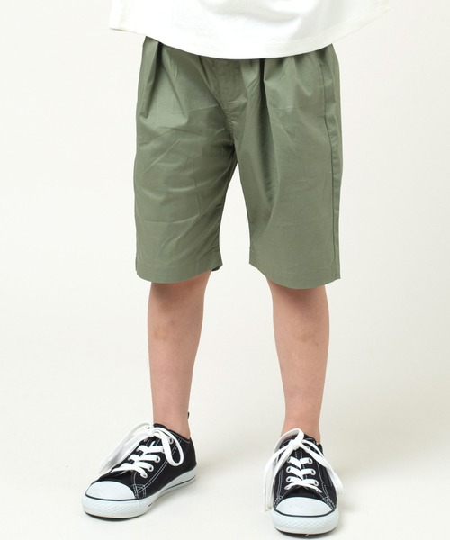 DILASH（ディラッシュ）の「接触冷感 ツイルハーフパンツ 5分丈（その他パンツ・キッズ・ベージュ/ネイビー/カーキ・100/150/120/90/80/140/130/110）」の2枚目の写真