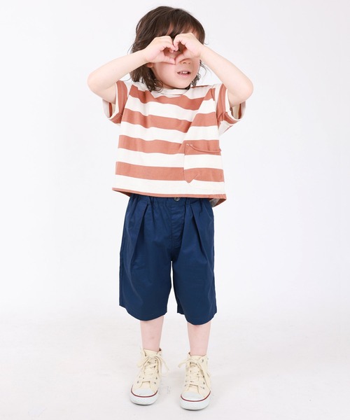 DILASH（ディラッシュ）の「接触冷感 ツイルハーフパンツ 5分丈（その他パンツ・キッズ・ベージュ/ネイビー/カーキ・100/150/120/90/80/140/130/110）」の12枚目の写真