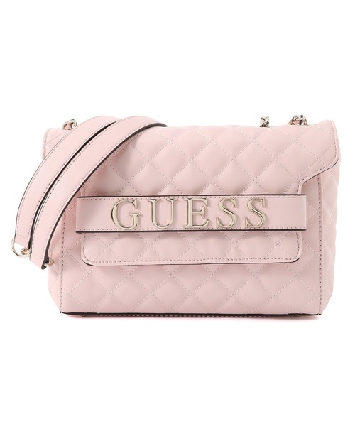 Guess(ゲス)の「ILLY Convertible Crossbody Flap(ショルダーバッグ・レディース・ブラック/ベージュ/ライトピンク・ONE SIZE)」の3枚目の写真