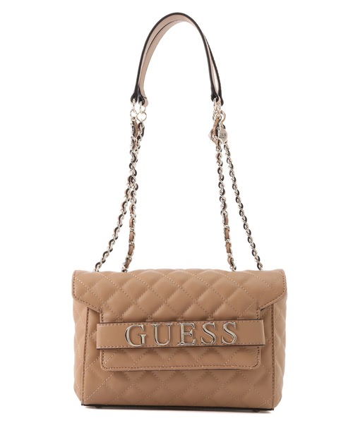 Guess(ゲス)の「ILLY Convertible Crossbody Flap(ショルダーバッグ・レディース・ブラック/ベージュ/ライトピンク・ONE SIZE)」の5枚目の写真