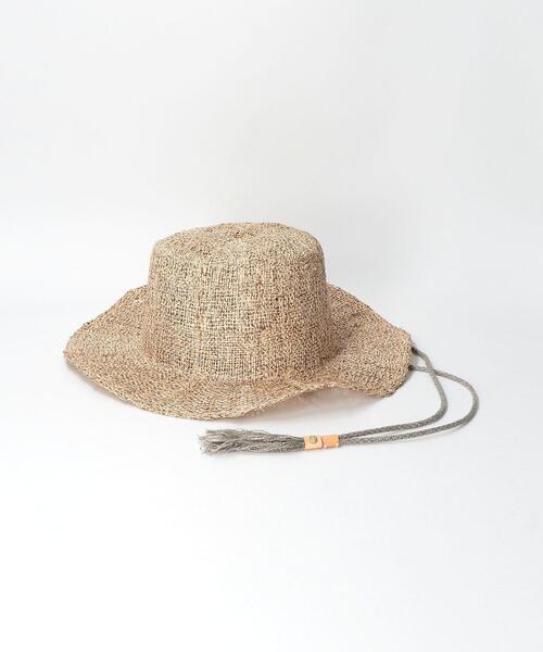 Nine Tailor（ナインテイラー）の「＜NINE TAILOR＞ TORTIRAMA/ハット（ハット・メンズ・ブラック/ナチュラル・FREE）」の3枚目の写真