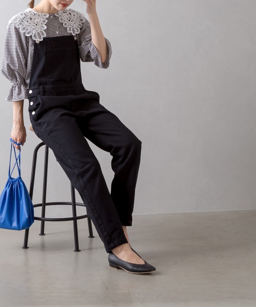 SpRay（スプレイ）の「レース衿５分袖ブラウス（シャツ/ブラウス・レディース・オフホワイト/ブラック/ブラック系その他・FREE）」の3枚目の写真