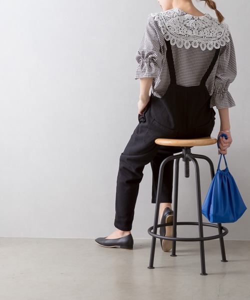 SpRay（スプレイ）の「レース衿５分袖ブラウス（シャツ/ブラウス・レディース・オフホワイト/ブラック/ブラック系その他・FREE）」の12枚目の写真