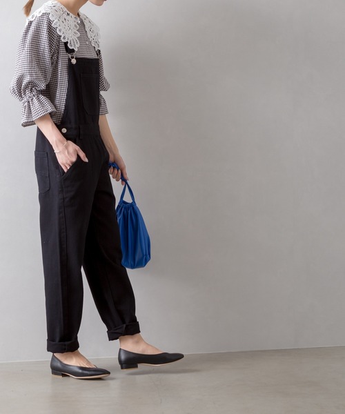 SpRay（スプレイ）の「レース衿５分袖ブラウス（シャツ/ブラウス・レディース・オフホワイト/ブラック/ブラック系その他・FREE）」の5枚目の写真