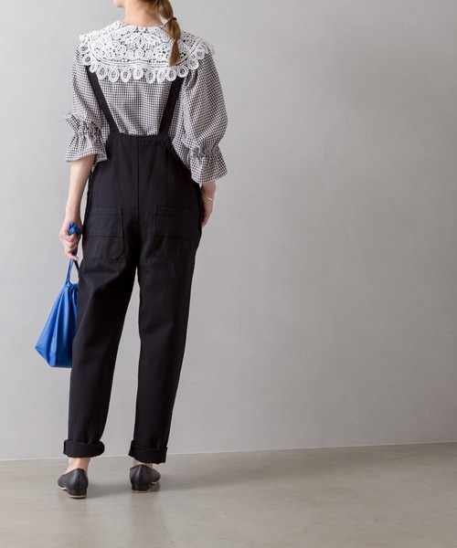 SpRay（スプレイ）の「レース衿５分袖ブラウス（シャツ/ブラウス・レディース・オフホワイト/ブラック/ブラック系その他・FREE）」の6枚目の写真