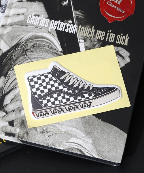 VANS（バンズ）の「【売り切れ次第終了】VANS/ヴァンズ Sticker SK8-HI ステッカー（ステッカー/テープ・メンズ・ブルー/ブラック/チェック/レッド・FREE）」の4枚目の写真
