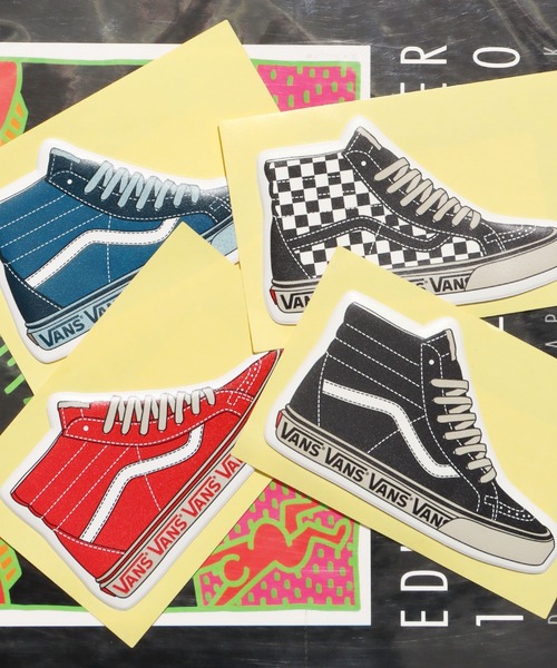 VANS（バンズ）の「【売り切れ次第終了】VANS/ヴァンズ Sticker SK8-HI ステッカー（ステッカー/テープ・メンズ・ブルー/ブラック/チェック/レッド・FREE）」の5枚目の写真