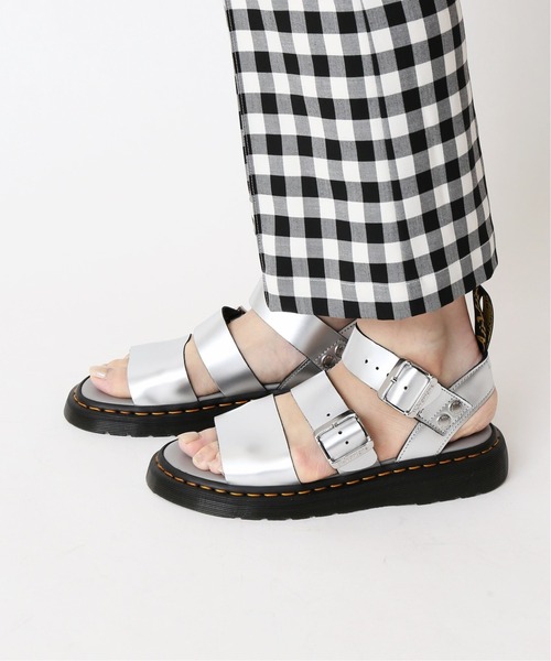 【Dr.Martens/ドクターマーチン】 GRYPHON メタリックサンダル◆