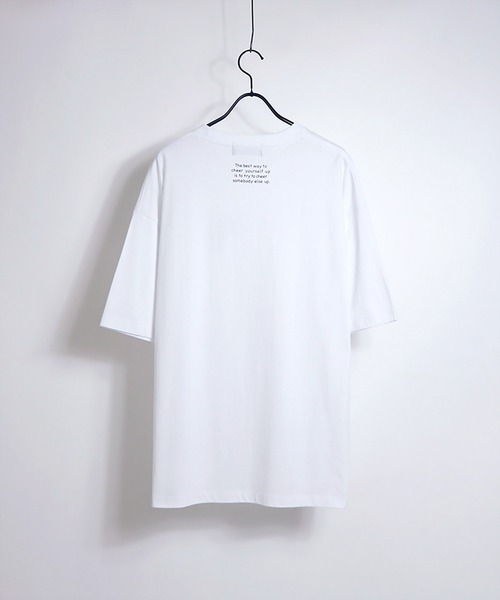 ILL'S(イルズ)の「ILL'S / イルズ キャットイラストTシャツ(Tシャツ/カットソー・メンズ・ホワイト/ホワイト系その他/ブラック系その他/サックスブルー/ブラック/ブルー系その他・M/L)」の20枚目の写真