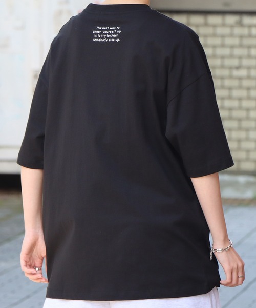 ILL'S(イルズ)の「ILL'S / イルズ キャットイラストTシャツ(Tシャツ/カットソー・メンズ・ホワイト/ホワイト系その他/ブラック系その他/サックスブルー/ブラック/ブルー系その他・M/L)」の14枚目の写真