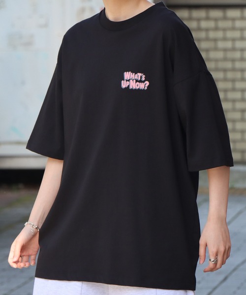 ILL'S(イルズ)の「ILL'S / イルズ キャットイラストTシャツ(Tシャツ/カットソー・メンズ・ホワイト/ホワイト系その他/ブラック系その他/サックスブルー/ブラック/ブルー系その他・M/L)」の7枚目の写真