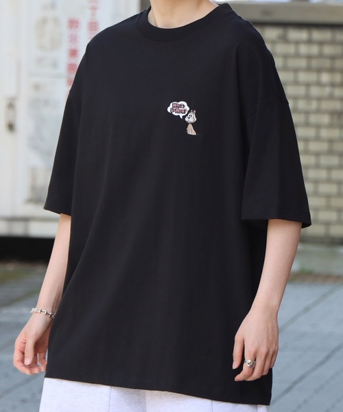 ILL'S(イルズ)の「ILL'S / イルズ キャットイラストTシャツ(Tシャツ/カットソー・メンズ・ホワイト/ホワイト系その他/ブラック系その他/サックスブルー/ブラック/ブルー系その他・M/L)」の13枚目の写真