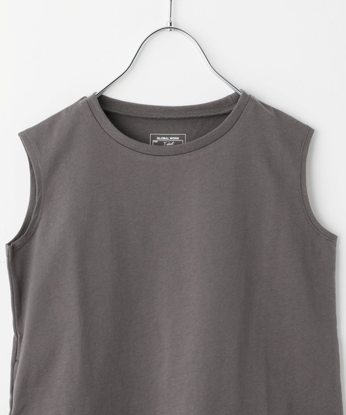 GLOBAL WORK（グローバルワーク）の「【キッズ】シャーベッTEEセットワンピース/942244（ワンピース・キッズ・チャコールグレー/グリーン/ライトパープル・110cm/100cm/120cm/130cm/140cm/150cm/160cm）」の5枚目の写真