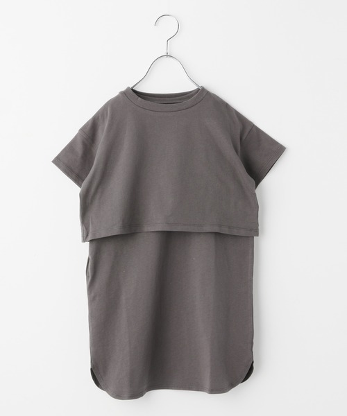 GLOBAL WORK（グローバルワーク）の「【キッズ】シャーベッTEEセットワンピース/942244（ワンピース・キッズ・チャコールグレー/グリーン/ライトパープル・110cm/100cm/120cm/130cm/140cm/150cm/160cm）」の21枚目の写真