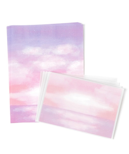 studio CLIP（スタディオクリップ）の「空時間レターセット[WEB限定販売]（ステーショナリー・レディース・その他5/その他2/その他6/その他1/その他3/その他4・FREE）」の2枚目の写真