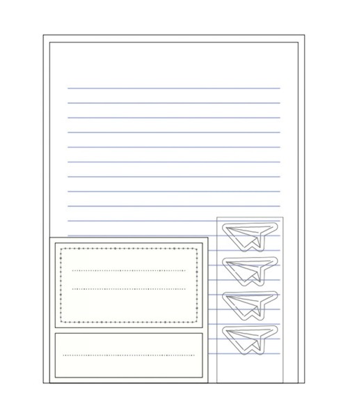 studio CLIP（スタディオクリップ）の「空時間レターセット[WEB限定販売]（ステーショナリー・レディース・その他5/その他2/その他6/その他1/その他3/その他4・FREE）」の9枚目の写真