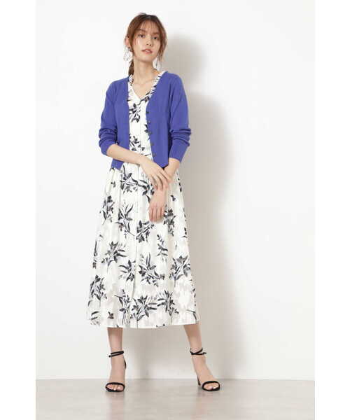 JILL STUART（ジルスチュアート）の「◆アモフラワーワンピース（ワンピース・レディース・ホワイト/パープル・0/4/2）」の19枚目の写真