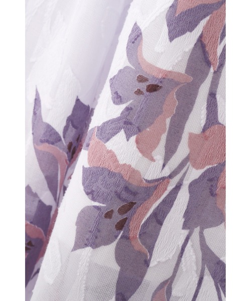 JILL STUART（ジルスチュアート）の「◆アモフラワーワンピース（ワンピース・レディース・ホワイト/パープル・0/4/2）」の17枚目の写真