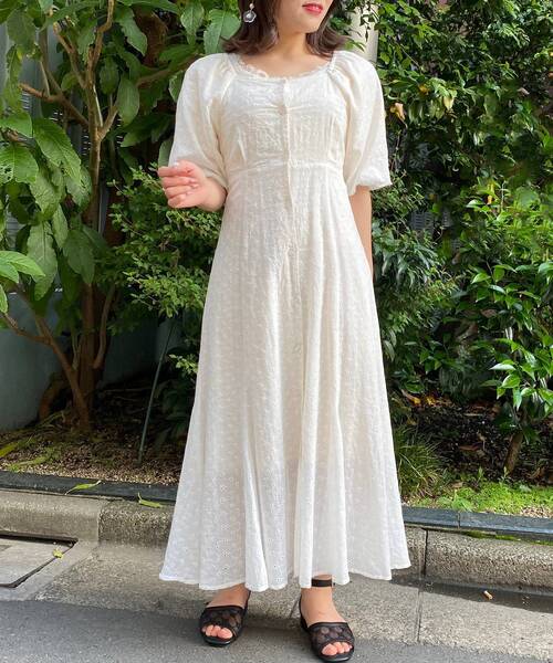 MAJESTIC LEGON（マジェスティックレゴン）の「ガーリーマーメイドワンピース（ワンピース・レディース・ライトグリーン/ブラック/オフホワイト/ベージュ系その他2・MEDIUM/SMALL）」の6枚目の写真